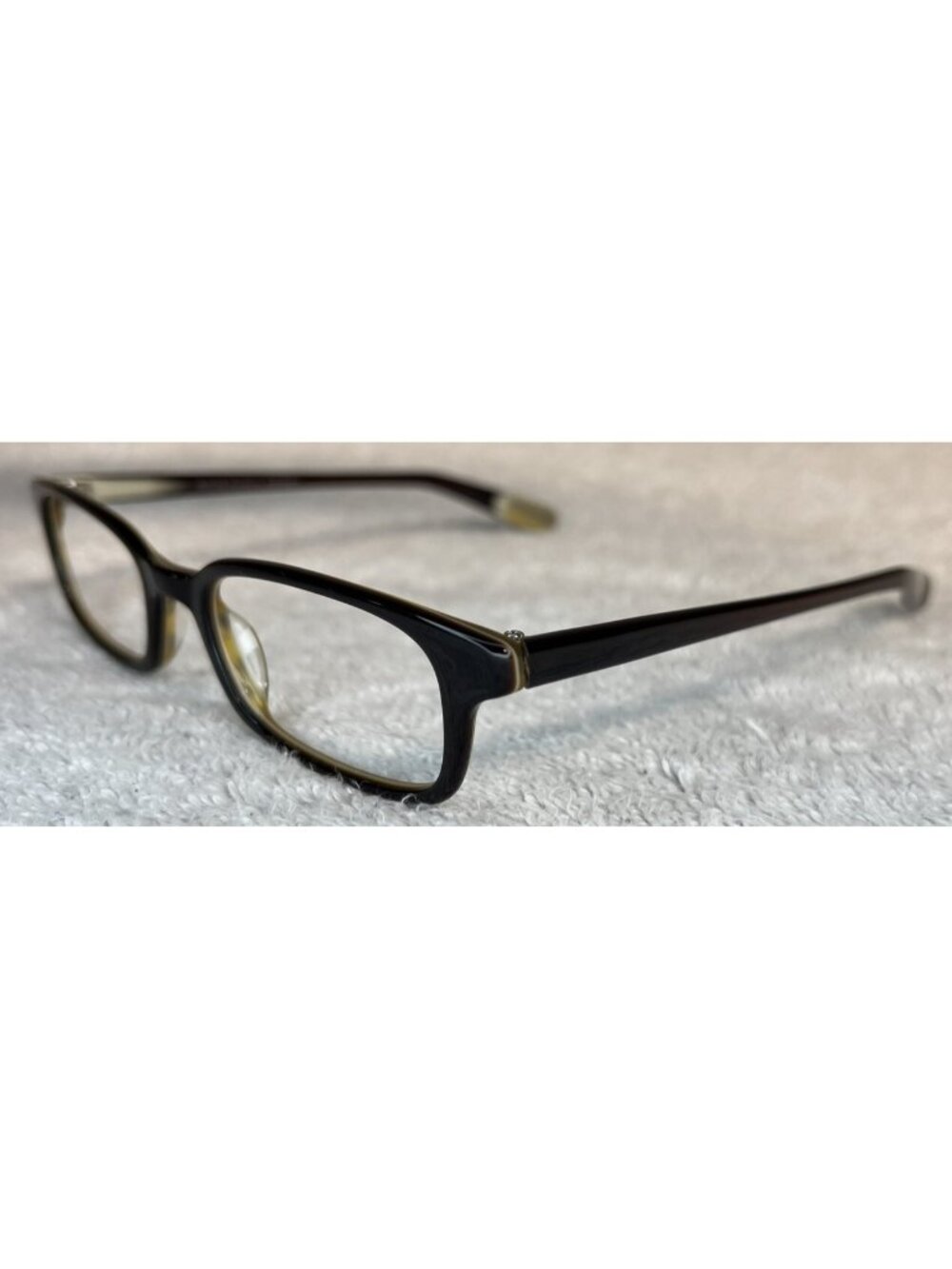 OLIVER PEOPLES Rydell MN Brown Horn Rectangular Eyeglasses Frames 46-18-140
